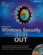 Cover of: Microsoft Windows security for Windows XP and Windows 2000: inside out