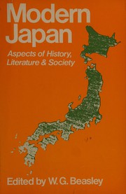 Cover of: Modern Japan: aspects of history, literature and society
