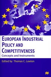 European industrial policy and competitiveness : concepts and instruments