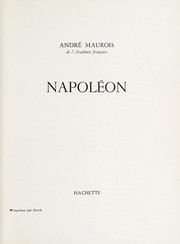 Cover of: Napoléon by André Maurois