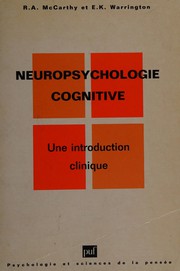 Neuropsychologie cognitive by Mccarthy Warrington