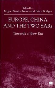 Europe, China and the two SARs : towards a new era