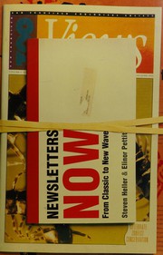 Cover of: Newsletters now: from classic to new wave