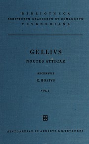 Cover of: Noctium atticarum libri XX