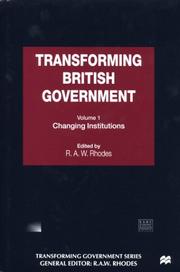 Transforming British government