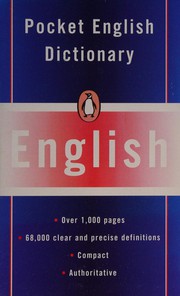 Cover of: The Penguin pocket English dictionary.