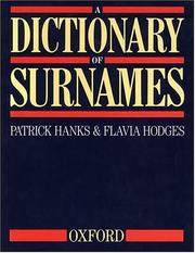 A dictionary of surnames