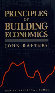 Cover of: Principles of Building Economics