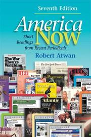 Cover of: America Now by Robert Atwan