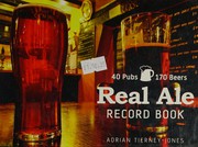 Cover of: Real ale record book: 40 pubs, 170 beers