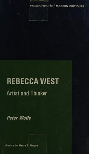 Cover of: Rebecca West: artist and thinker.