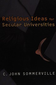 Cover of: Religious ideas for secular universities