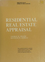 Cover of: Residential real estate appraisal: an introduction to real estate appraisal