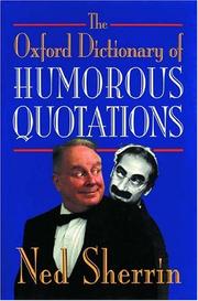 The Oxford book of humorous quotations