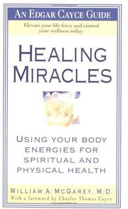 Cover of: Healing Miracles (Edgar Cayce Guides)