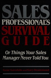 Cover of: Sales Professional's Survival Guide