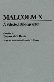 Malcolm X : a selected bibliography