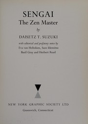 Cover of: Sengai, the Zen master by Daisetsu Teitaro Suzuki
