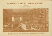 Cover of: Reader in Music Librarianship