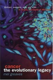 Cover of: Cancer: the evolutionary legacy