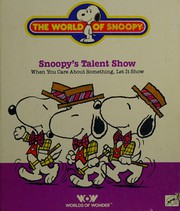 Cover of: Snoopy's Talent Show (World of Snoopy)
