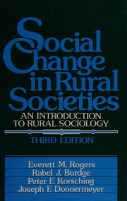 Cover of: Social change in rural societies by Everett M. Rogers