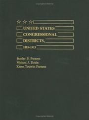 Cover of: United States Congressional Districts, 1883-1913