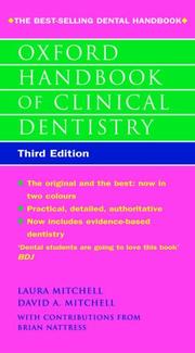 Cover of: Oxford handbook of clinical dentistry
