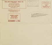 Cover of: Quaker brand field seeds, December 1, 1944