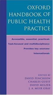 Oxford handbook of public health practice