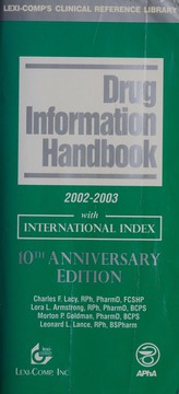 Cover of: Drug information handbook 2002-2003