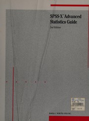 Cover of: SPSS-X advanced statistics guide