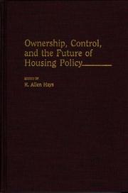 Ownership, control, and the future of housing policy