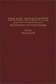 Israel Horovitz : a collection of critical essays