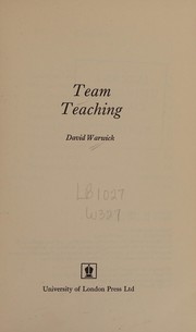 Team Teaching by David Warwick