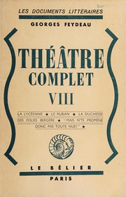 Cover of: Theatre complet. --