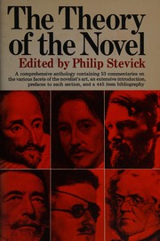 Cover of: The theory of the novel by edited by Philip Stevick.