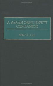 Cover of: A Sarah Orne Jewett companion by Robert L. Gale