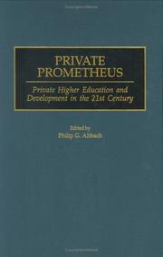 Private Prometheus : private higher education and development in the 21st century