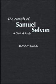 The novels of Samuel Selvon : a critical study