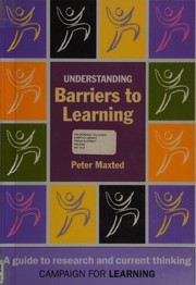 Understanding Barriers to Learning by Peter Maxted