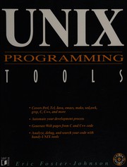 Cover of: UNIX programming tools
