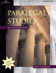 Cover of: Paralegal Studies