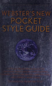 Cover of: Webster's New Pocket Style Guide