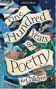 Cover of: One hundred years of poetry for children