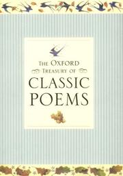Cover of: The Oxford treasury of classic poems