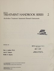 Cover of: Alcoholism treatment assessment research instruments