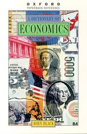 A dictionary of economics