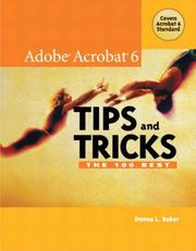 Cover of: The 100 Best Adobe Acrobat 6 Tips and Tricks