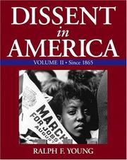 Cover of: Dissent in America